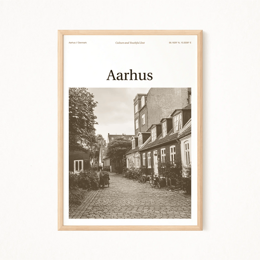 Aarhus Essence Poster - The Globe Gallery