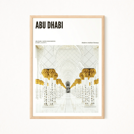 Abu Dhabi Odyssey Poster - The Globe Gallery