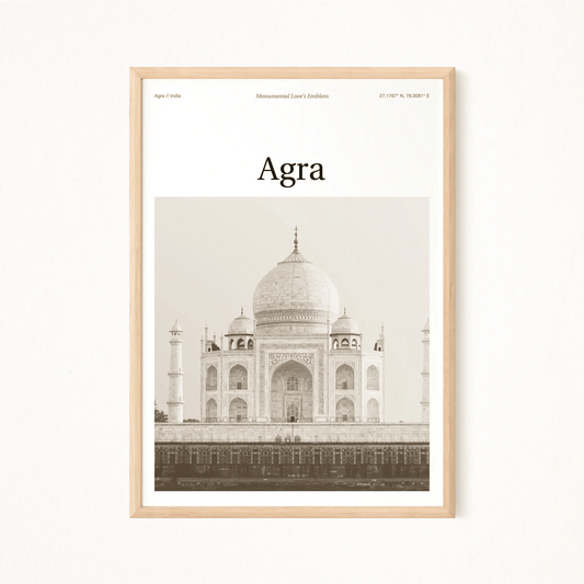 Agra Essence Poster - The Globe Gallery