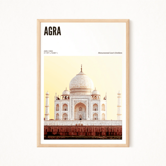 Agra Odyssey Poster - The Globe Gallery