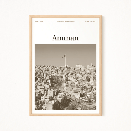 Amman Essence Poster - The Globe Gallery