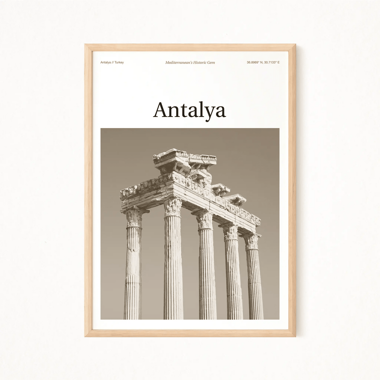 Antalya Essence Poster - The Globe Gallery