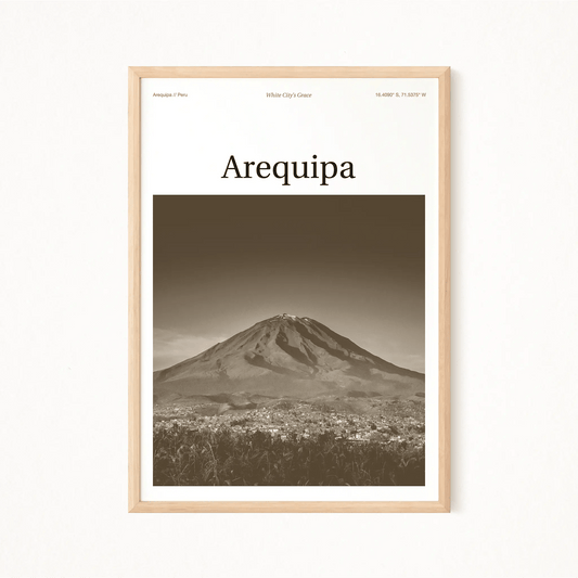 Arequipa Essence Poster - The Globe Gallery