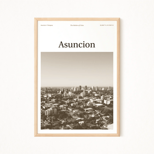 Asuncion Essence Poster - The Globe Gallery