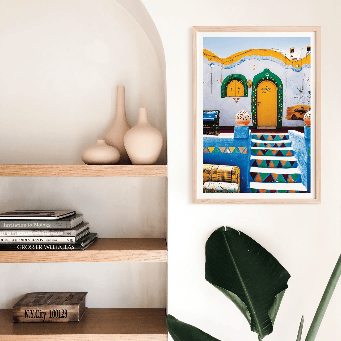 Aswan Chromatica Poster - The Globe Gallery