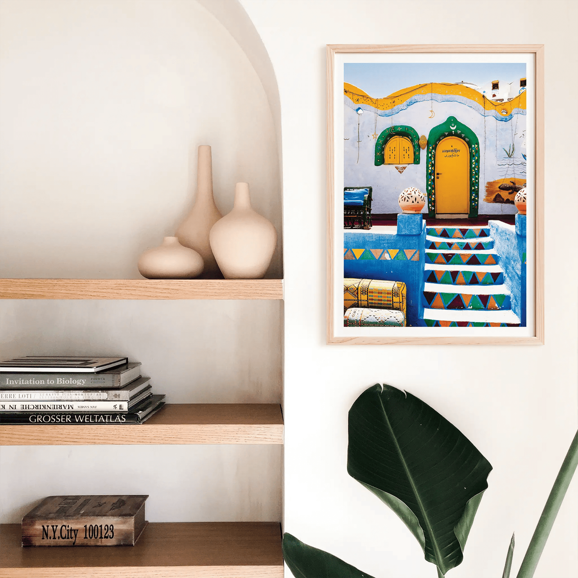 Aswan Chromatica Poster - The Globe Gallery