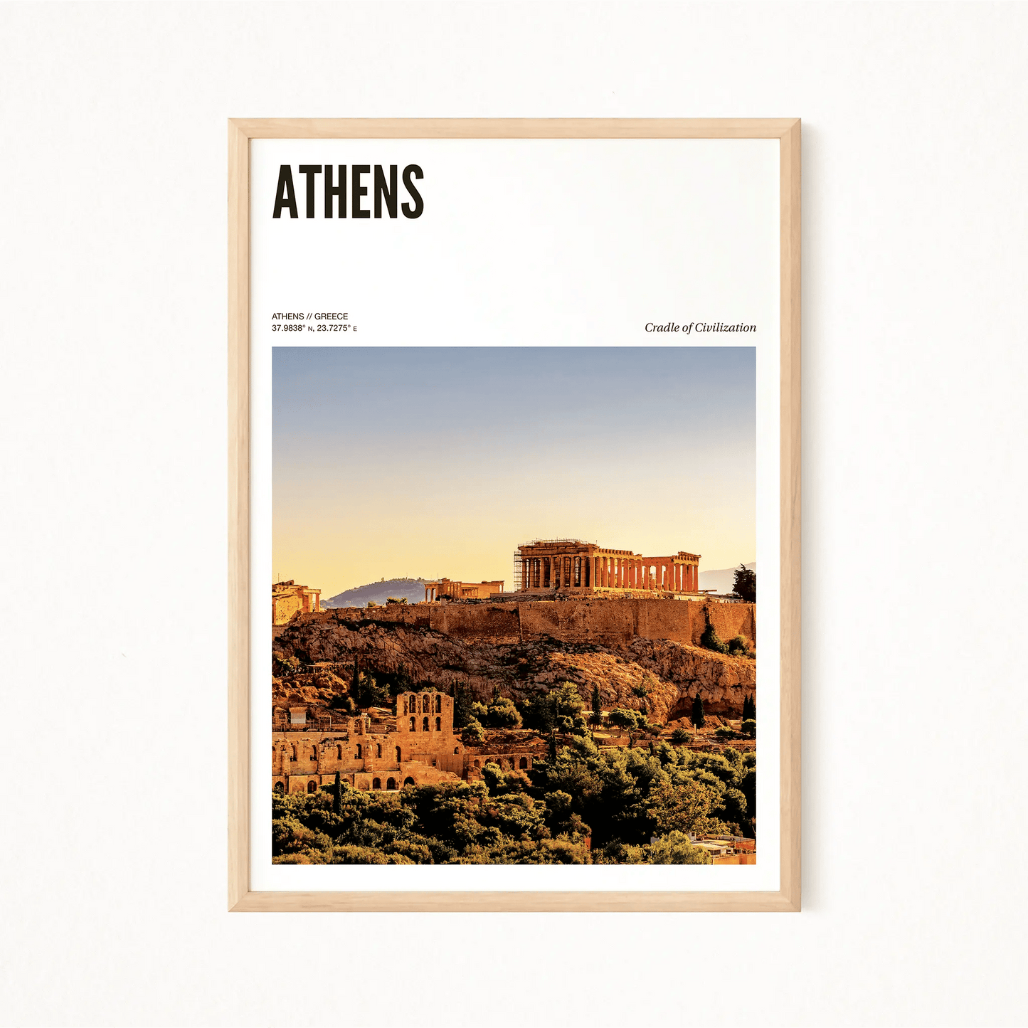 Athens Odyssey Poster - The Globe Gallery
