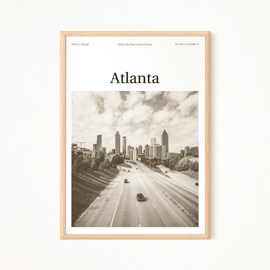 Atlanta Essence Poster - The Globe Gallery