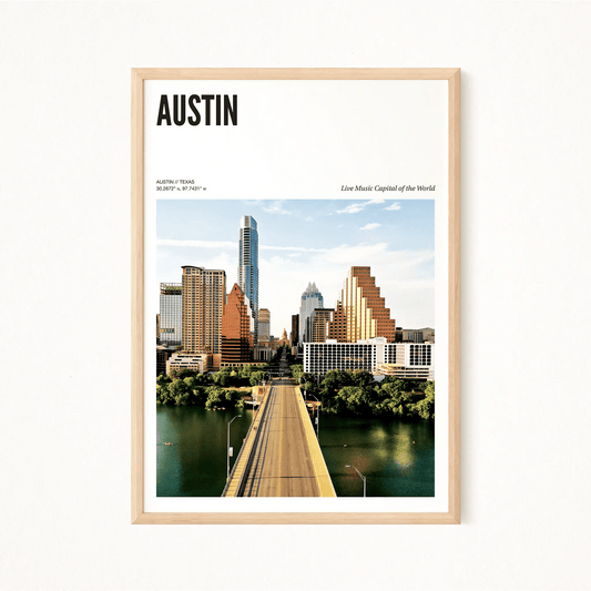 Austin Odyssey Poster - The Globe Gallery