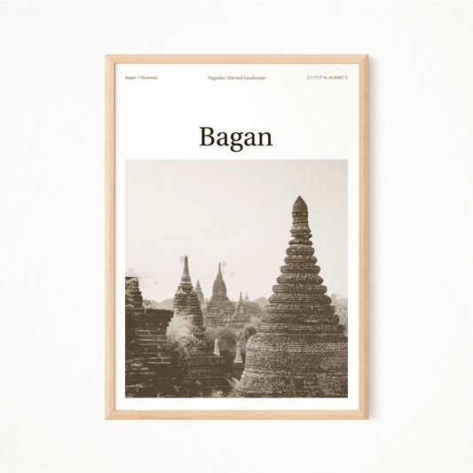 Bagan Essence Poster - The Globe Gallery