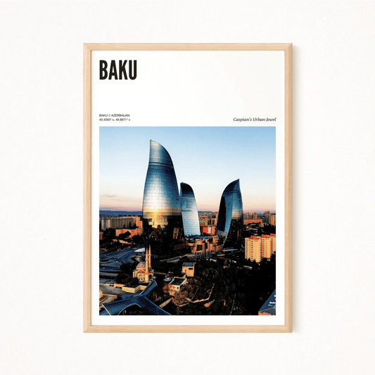 Baku Odyssey Poster - The Globe Gallery