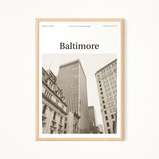 Baltimore Essence Poster - The Globe Gallery