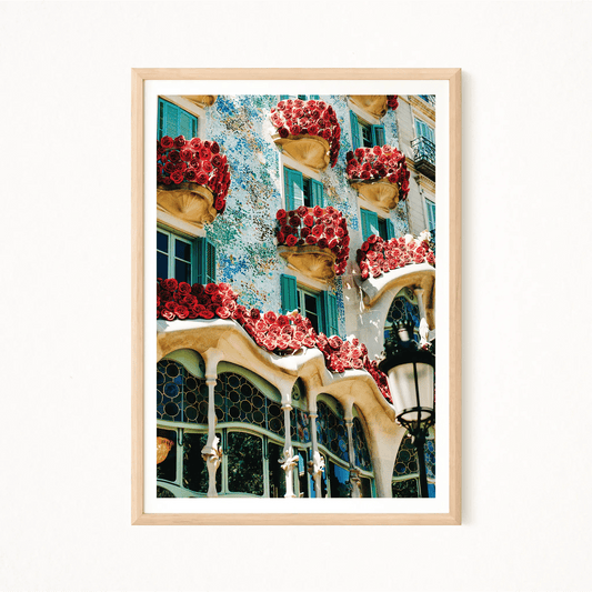 Barcelona Chromatica Poster - The Globe Gallery