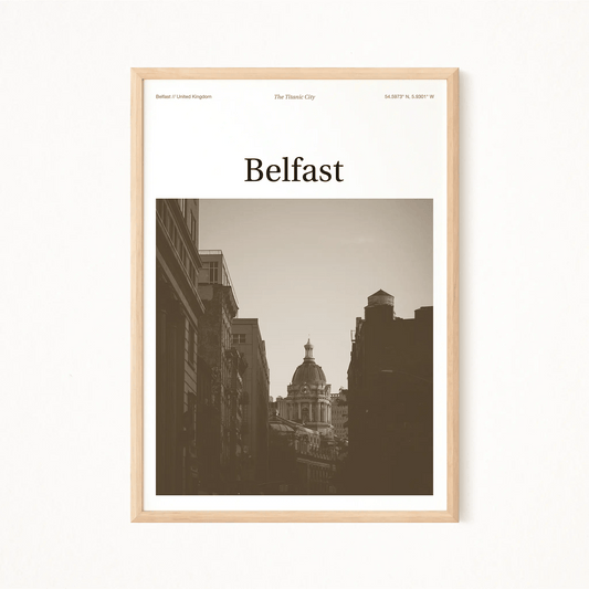 Belfast Essence Poster - The Globe Gallery