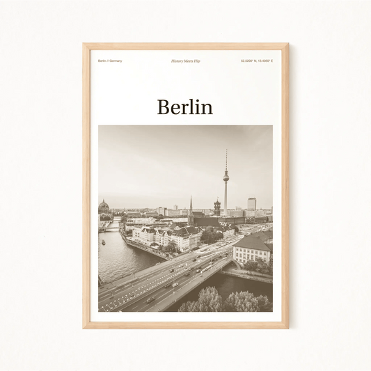Berlin Essence Poster - The Globe Gallery