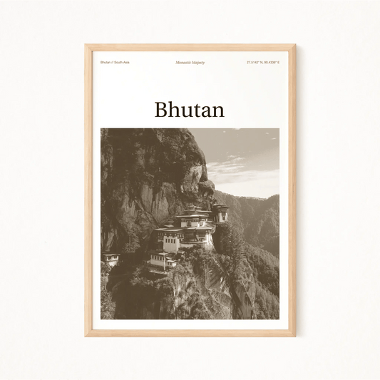 Bhutan Essence Poster - The Globe Gallery