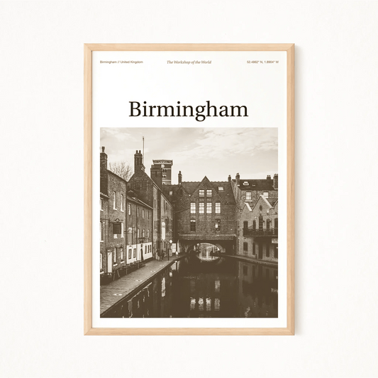 Birmingham Essence Poster - The Globe Gallery