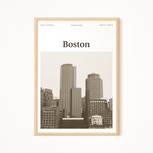 Boston Essence Poster - The Globe Gallery