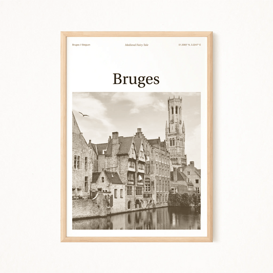 Bruges Essence Poster - The Globe Gallery