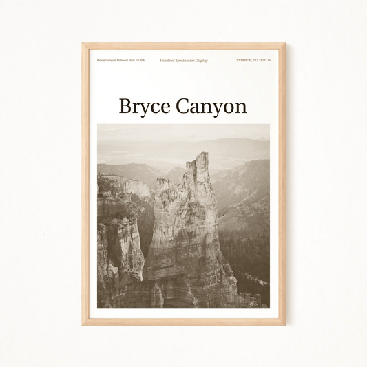 Bryce Canyon Essence Poster - The Globe Gallery