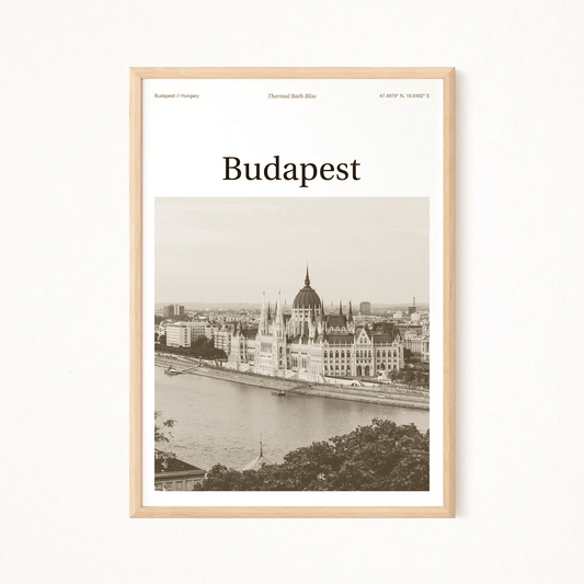 Budapest Essence Poster - The Globe Gallery
