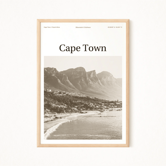 Cape Town Essence Poster - The Globe Gallery