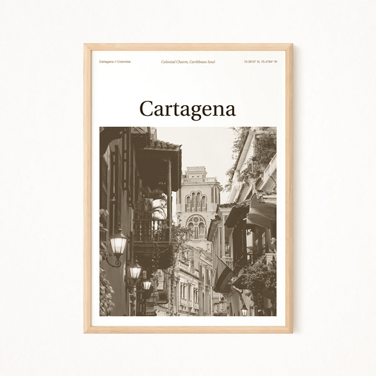 Cartagena Essence Poster - The Globe Gallery