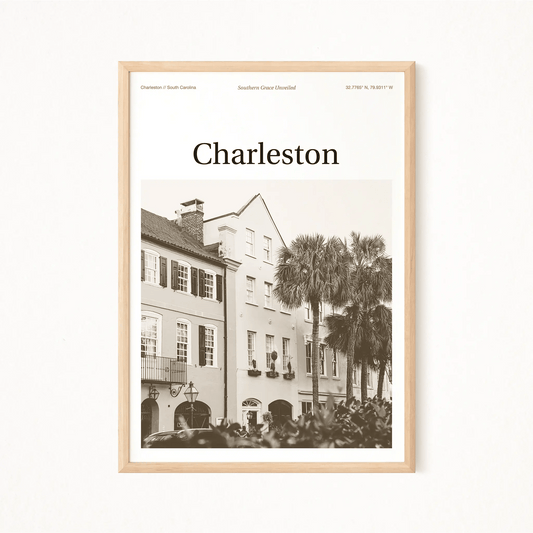 Charleston Essence Poster - The Globe Gallery