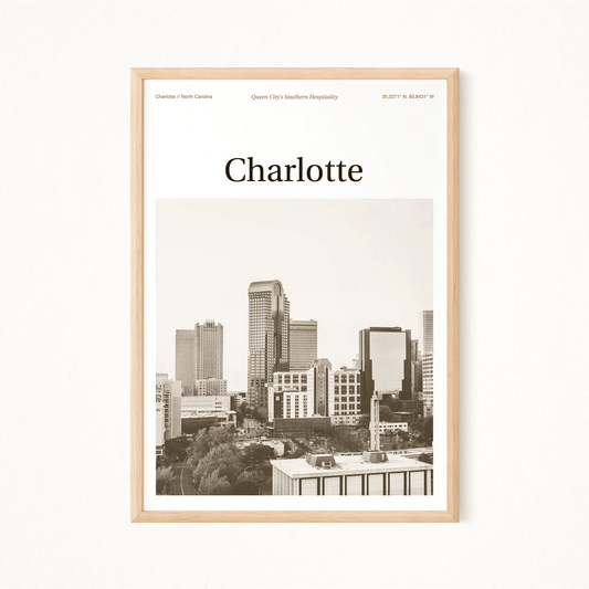 Charlotte Essence Poster - The Globe Gallery