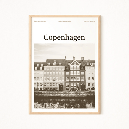 Copenhagen Essence Poster - The Globe Gallery