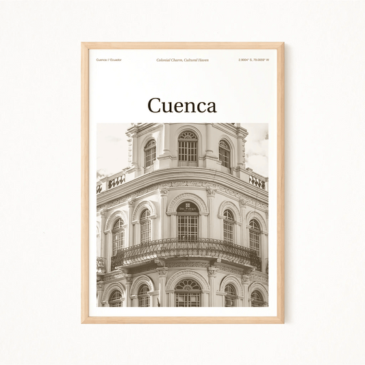 Cuenca Essence Poster - The Globe Gallery