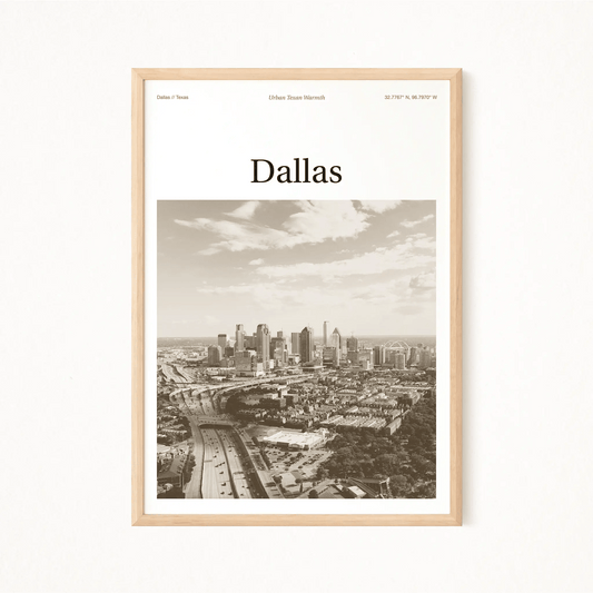 Dallas Essence Poster - The Globe Gallery