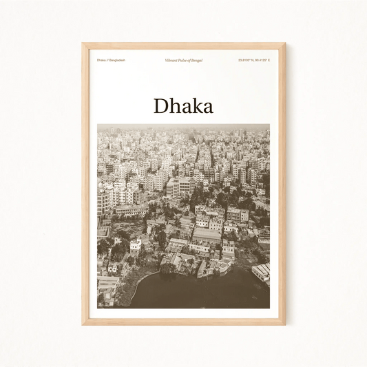 Dhaka Essence Poster - The Globe Gallery