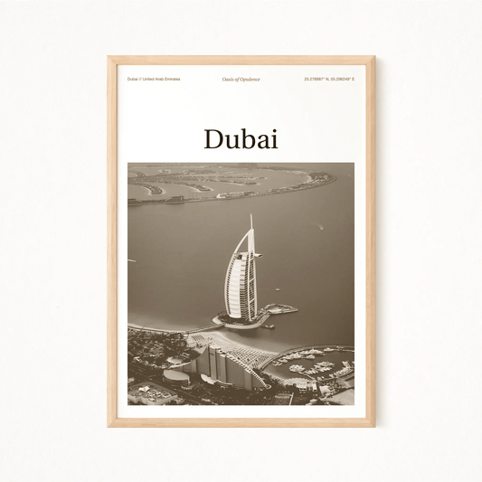 Dubai Essence Poster - The Globe Gallery