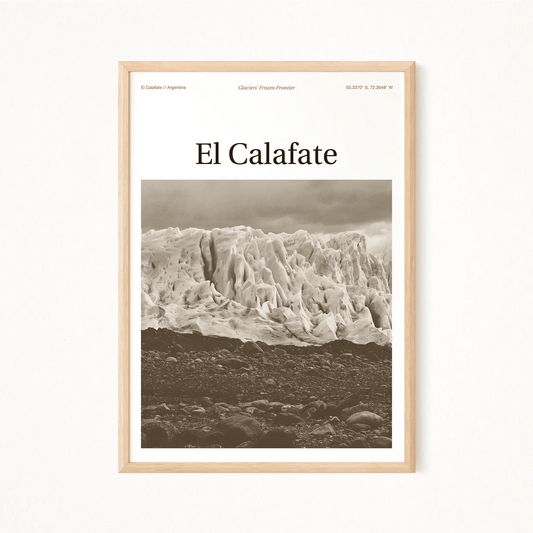 El Calafate Essence Poster - The Globe Gallery
