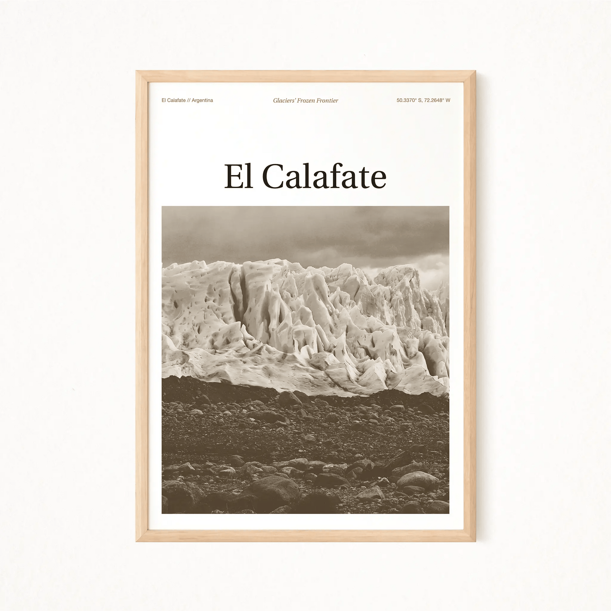 El Calafate Essence Poster - The Globe Gallery