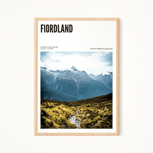 Fiordland Odyssey Poster - The Globe Gallery