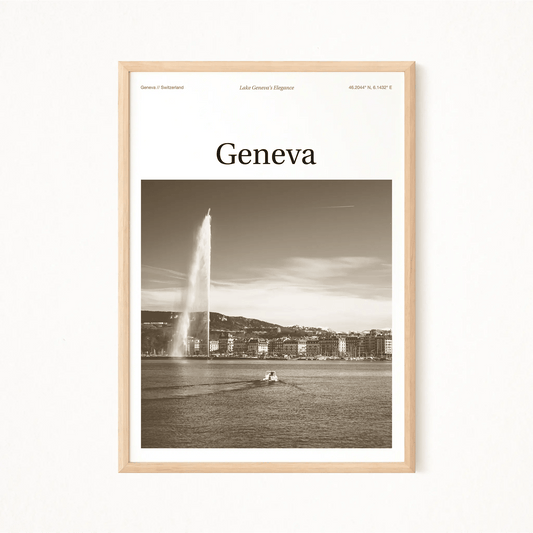 Geneva Essence Poster - The Globe Gallery