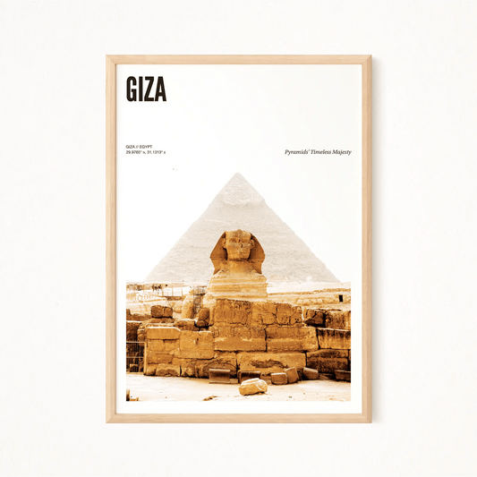 Giza Odyssey Poster - The Globe Gallery