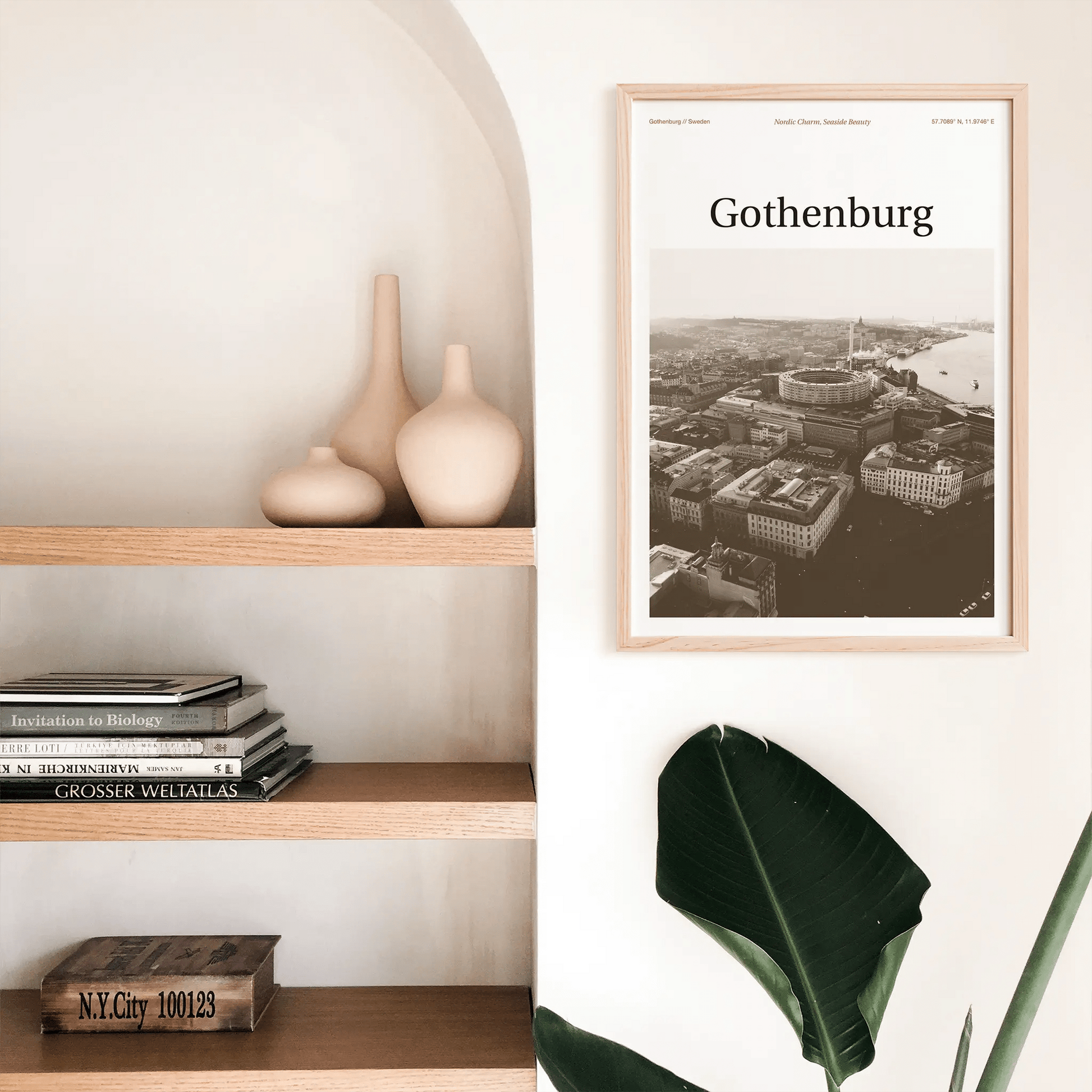 Gothenburg Essence Poster - The Globe Gallery