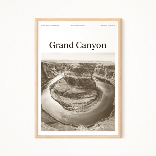 Grand Canyon Essence Poster - The Globe Gallery