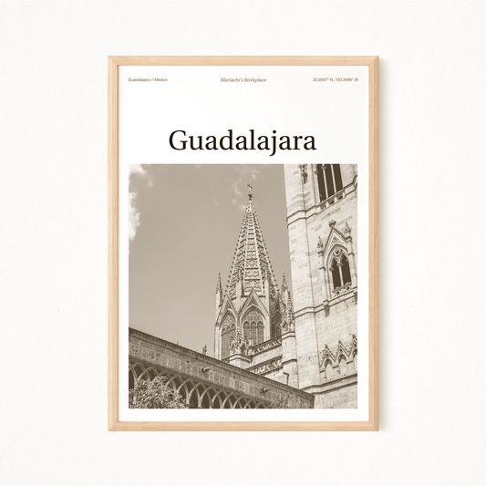 Guadalajara Essence Poster - The Globe Gallery
