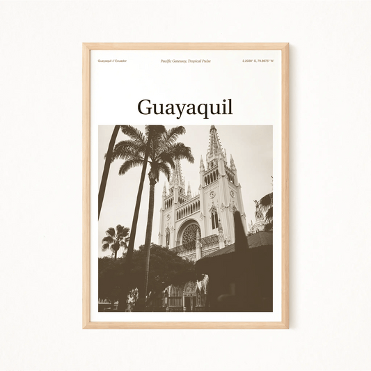 Guayaquil Essence Poster - The Globe Gallery