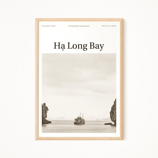 Hạ Long Bay Essence Poster - The Globe Gallery