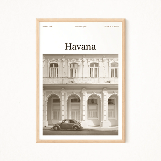 Havana Essence Poster - The Globe Gallery