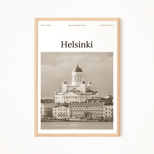 Helsinki Essence Poster - The Globe Gallery