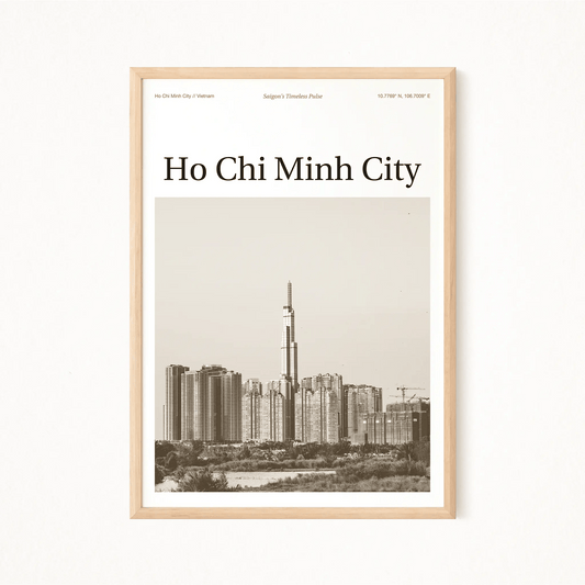 Ho Chi Minh City Essence Poster - The Globe Gallery