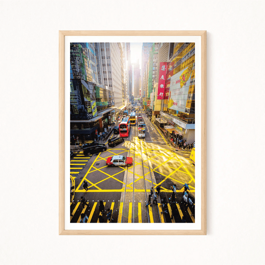 Hong Kong Chromatica Poster - The Globe Gallery