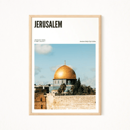 Jerusalem Odyssey Poster - The Globe Gallery