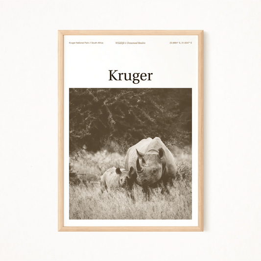 Kruger Essence Poster - The Globe Gallery